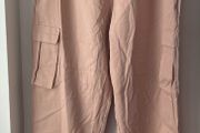Prettylittlething nude utility joggers size 14