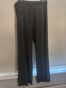 BNWT F&F stretchy gold stretchy wide leg pants for women size UK18/20 EU46/48 Postage included