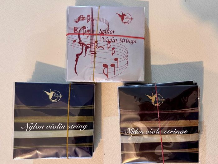 Violin and viola strings