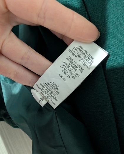 green blazer size 8-10