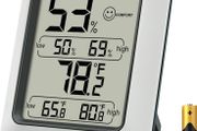 Thermo-Hygrometer Indoor Room Thermometer with Recording and Climate Indicator for Room, Climate Control Monitor