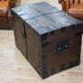 Antique Iron-Bound Oak Trunk / Valuables Chest, c.1780-1820 Image 5