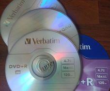 verbatim blank dvd+r 16x