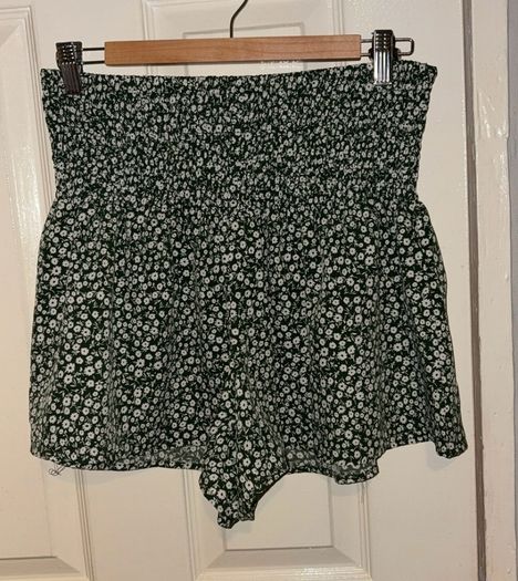 Green Shein shorts