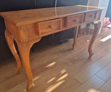 Wood Console Table