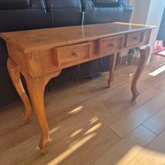 Wood Console Table