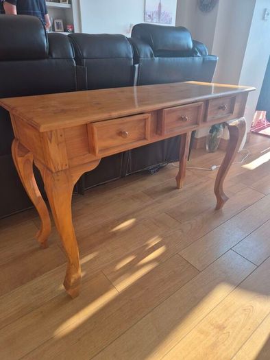 Wood Console Table