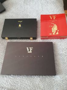 4 empty cigar boxes