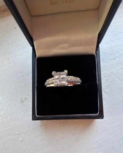 Antwerp White Gold Diamond Quad Cluster Ring  4 P