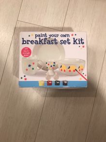 Paint your own breakfast set kit
