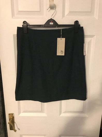 deep green cord skirt rrp E40