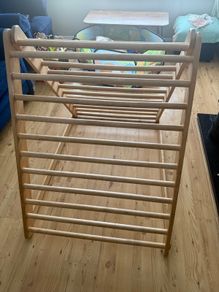 Pikler Triangle Climbing Frame with Detachable Slide