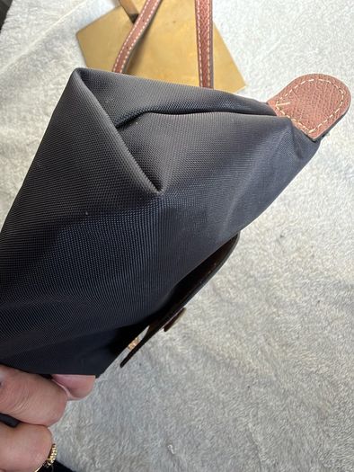 Long champ pouch with strap