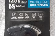 Atwood Rope MFG V2 Micro Cord Paracord Rope Dispenser 125ft 38m 100lb 45kg Reusable Spool Mini TRD