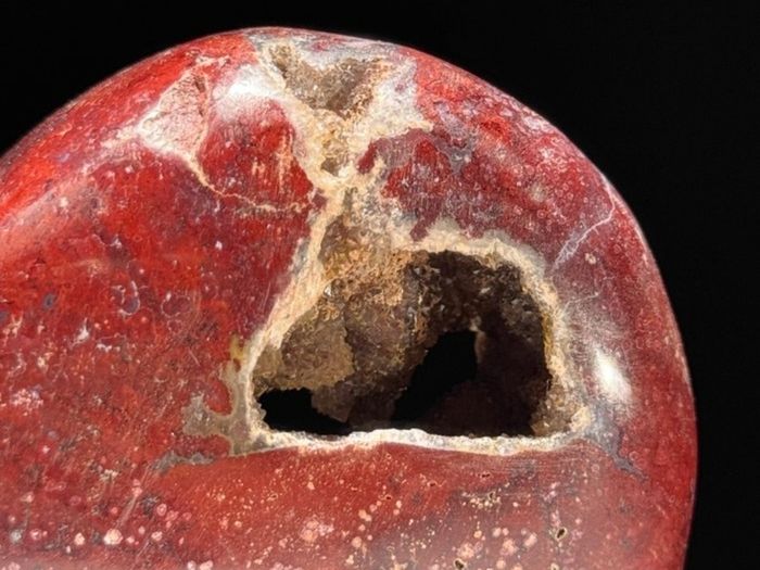 Polished Heart-Shaped Red Jasper Specimen - Natural Stone