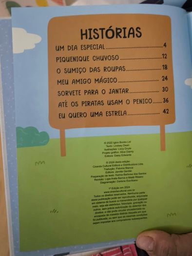 Book in portuguese Brazil for 3 years old  Livro em Portugues Brasil