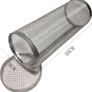 BBQ Net Tube - Rolling Grilling Basket, Greatest Grilling Basket Ever, Stainless Steel Wire Mesh Cylinder Grill Basket, Portable Outdoor Camping Non-stick Barbecue Bag for Fish Vegetable Image 7