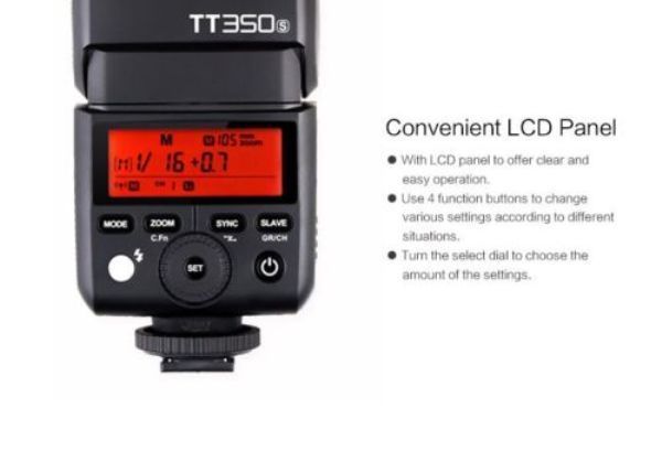 Godox Mini TT350 TTL HSS 2.4G Flash Speedlite for Olympus Panasonic Mirrorless Cameras