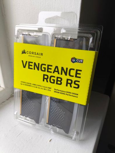 Brand New RAM Corsair Vengeance RGB 32GB DDR5 6000mhz Cl36 Xmp Expo