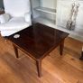 solid dark wood coffee table Image 3