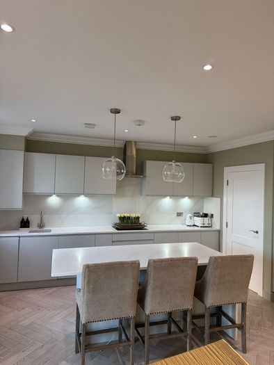 Calacatta Gold Quartz Modern Kitchen