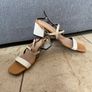 White/biege sandals, size 6 Image 2
