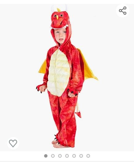 Plush Dragon costume
