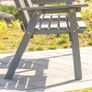 Outdoor Furniture Patio Wooden Tete a Tete Garden Bench Chair with Table Conversation Set Image 9