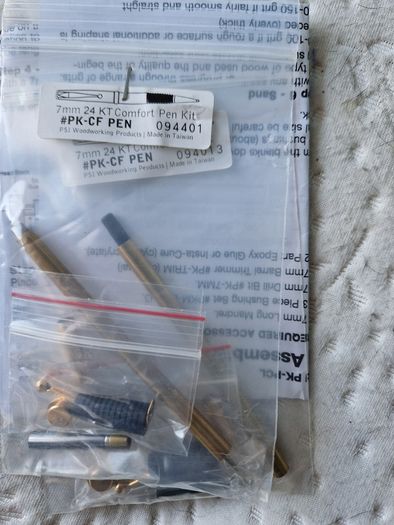 Lathe Pen Making Kits and accessories