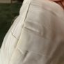 White Elegant Occasion MIDI Dress Size UK 10 Image 6