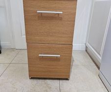 2 drawer Wooden Filing Cabinet