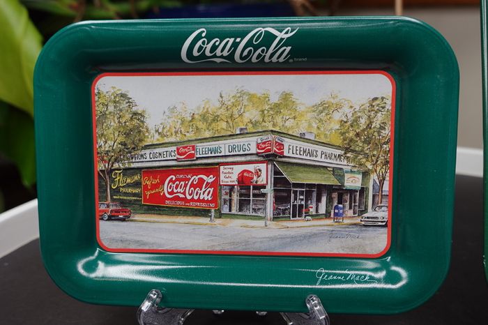 Vintage 1998 Coca-Cola Mini Trays Set of 2 pcs.