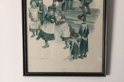 Ronald Embleton " Eggy Peggy" framed Print