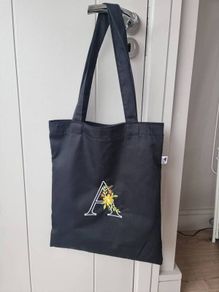 Black "A" Monogram Bag
