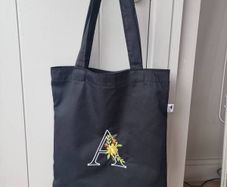 Black "A" Monogram Bag