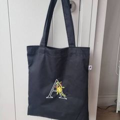 Black "A" Monogram Bag