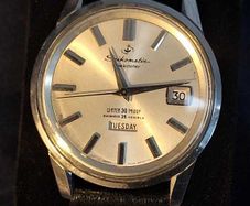 Vintage Seikomatic Weekdater 6206-8990 Automatic Watch From Nov 1964