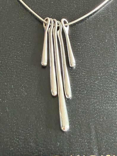 silver necklace