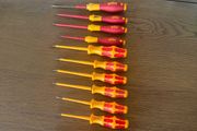 VDE Screwdrivers Flat Head Wiha Wera Stanley