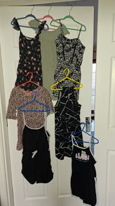 Bundle of girls playsuits, size 9-10 yo