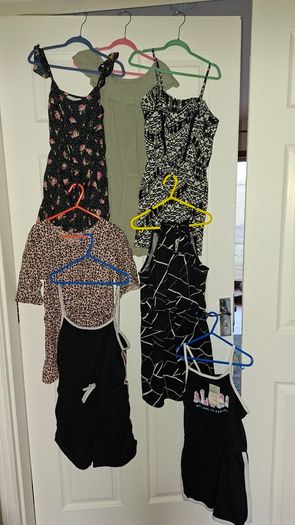 Bundle of girls playsuits, size 9-10 yo