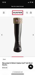 Hunter socks