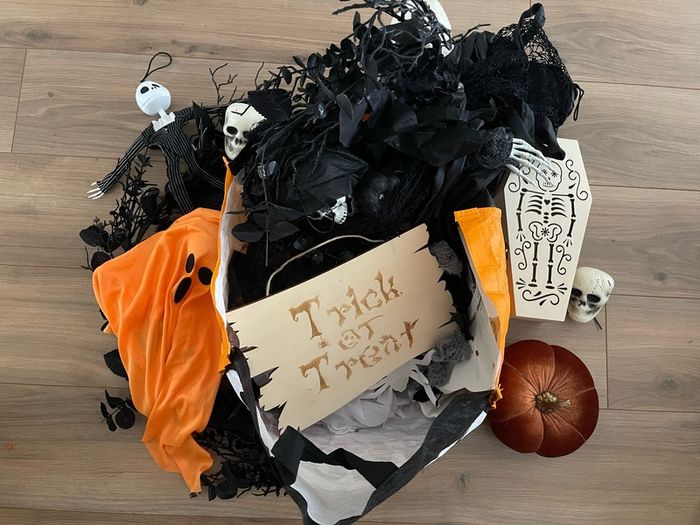Bag of Halloween Decorations