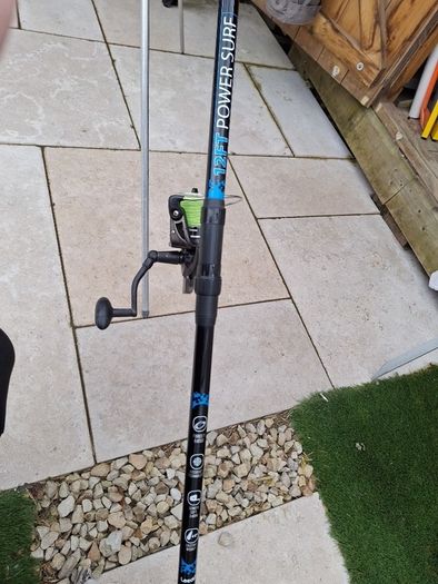 12 ft rod reel and tripod