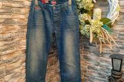 Lee Cooper Regular Fit Dark Wash Jeans Size 32 inch waist/ 34 inch leg Brand New with tags