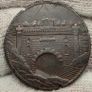 1795 Great Britain United Kingdom Thames and Severn Canal Half Penny Token Image 3