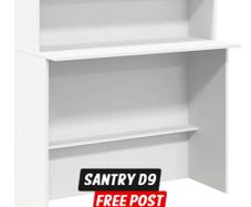 Reception Desk White 100x50x103.5 cm