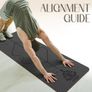 Non-Slip 6mm Thick TPE & Travel-friendly Yoga Mat - Perfect for Home & Gym Exercise Fitness & Pilates - With Laser Alignment Guides for Men & Women Image 2