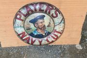 Players Navy Cut Sign