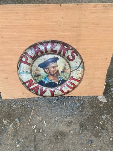 Players Navy Cut Sign